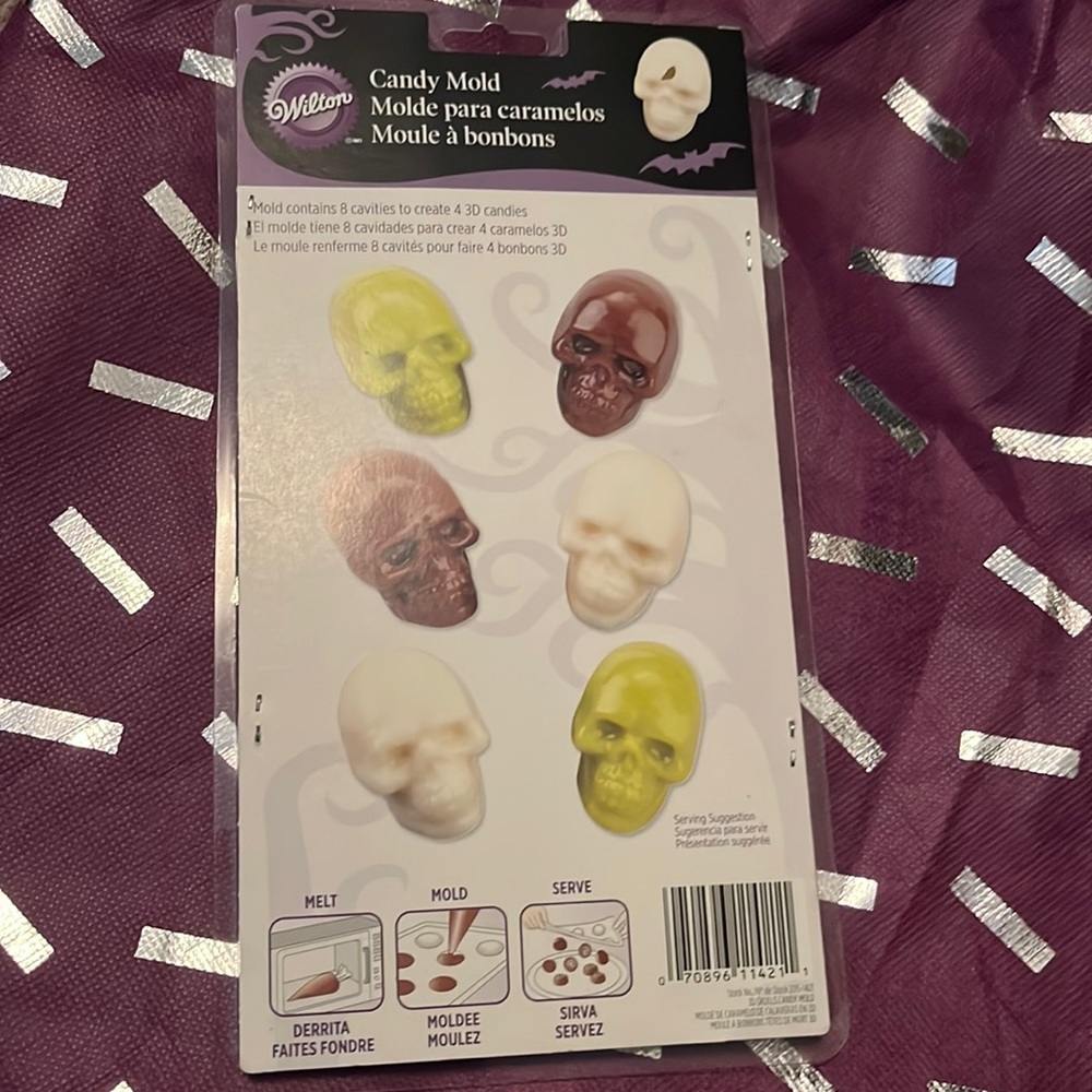 Skullhead Chocolate Bites Mold